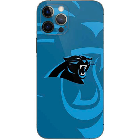 NFL Carolina Panthers Double Vision iPhone 12 Pro Skin